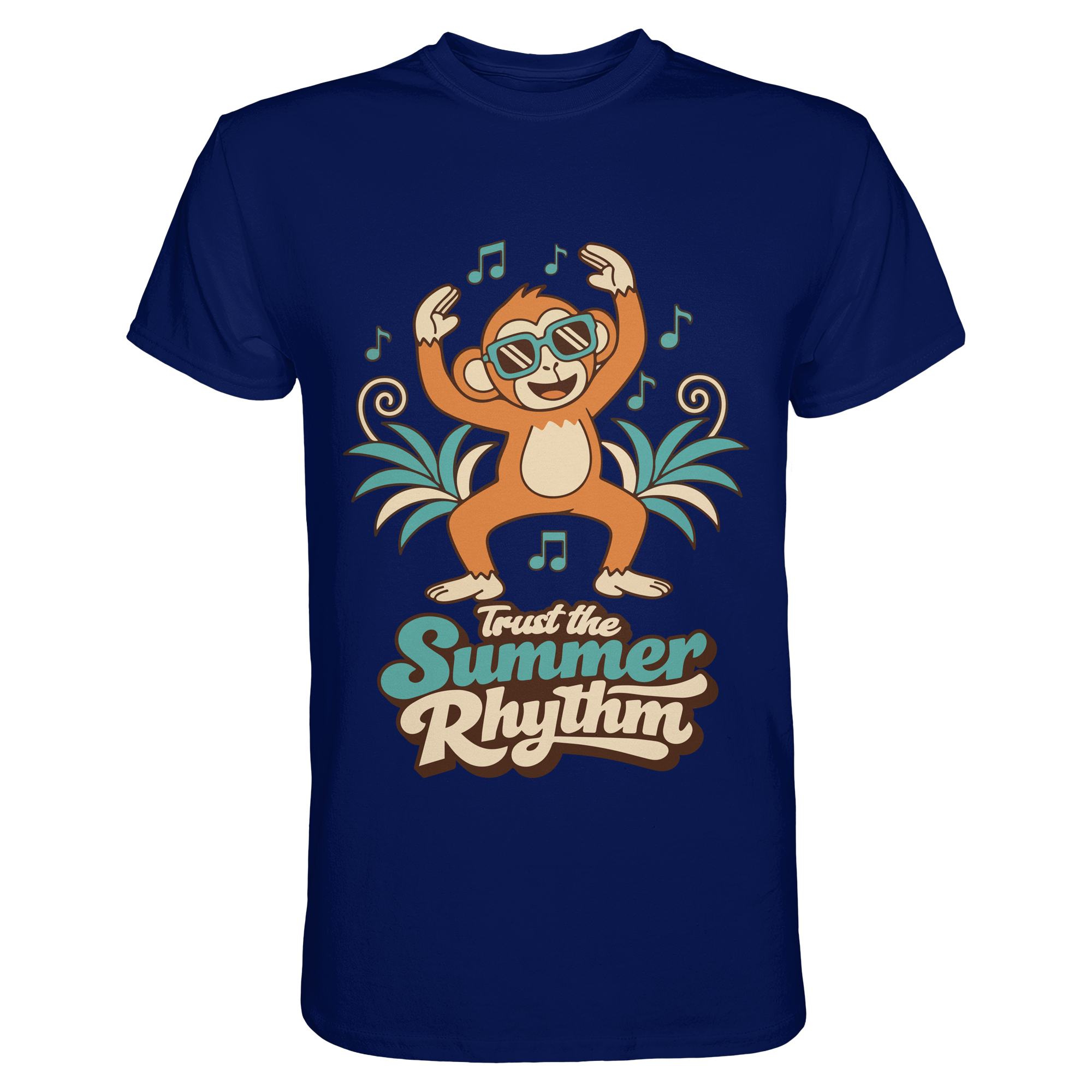 Trust the Summer Rhythm Affe – Tanzender Monkey - Premium Shirt