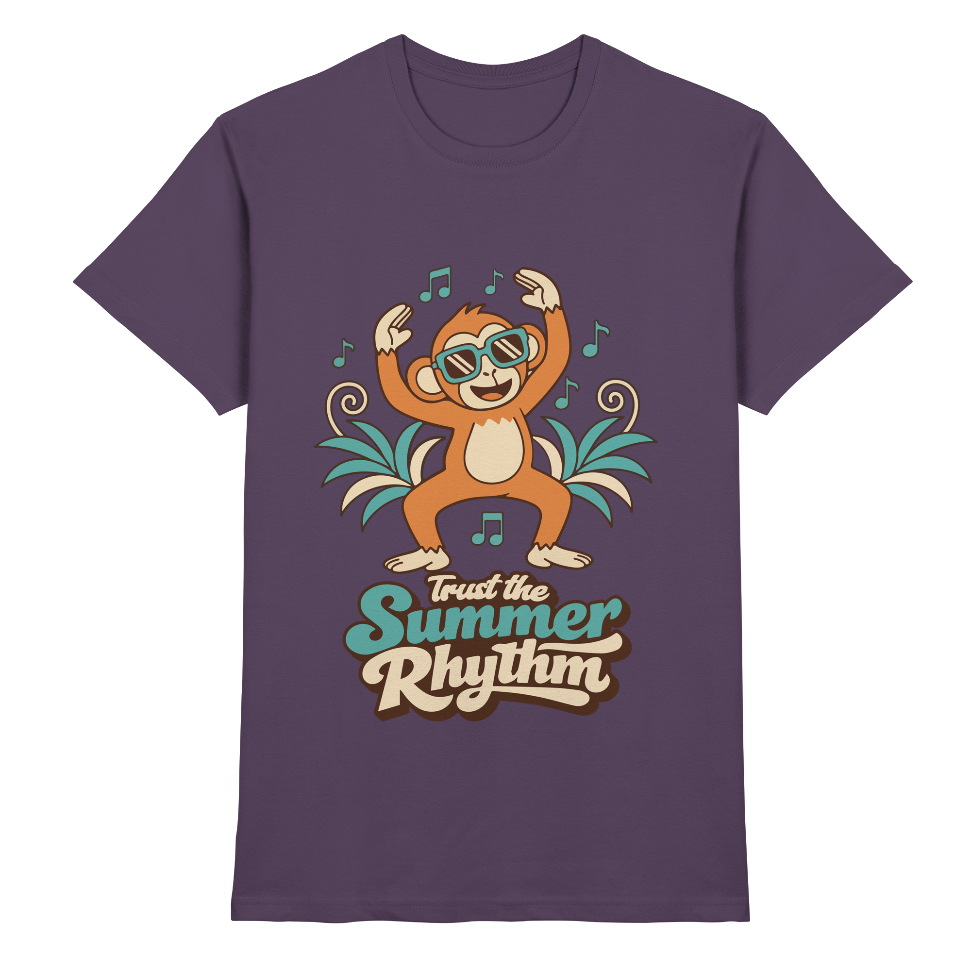 Trust the Summer Rhythm Affe – Tanzender Monkey - Premium Shirt