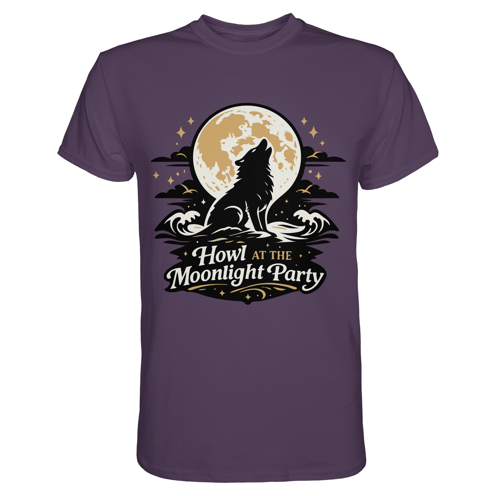 Howl at the Moonlight Party Wolf – Mondheuler Beach - Premium Shirt