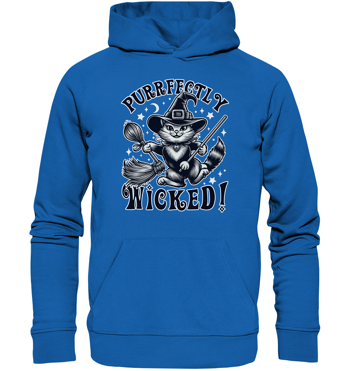 Purrfectly Wicked – Magischer Katzenzauber mit Schalk - Premium UnisexFaunaFeels Onlineshoppurrfectly wicked – magischer katzenzauber mit schalk - premium unisex hoodie