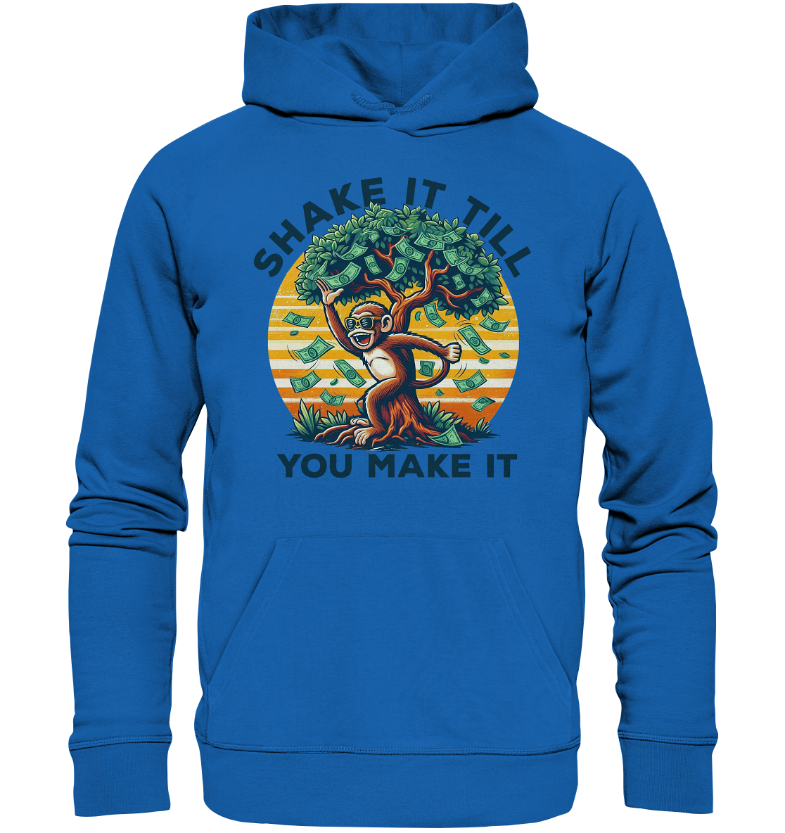 Shake It Till You Make It – Affe am Geldbaum - Premium Unisex HoodieFaunaFeels OnlineshopGeldbaum - Premium Unisex Hoodie