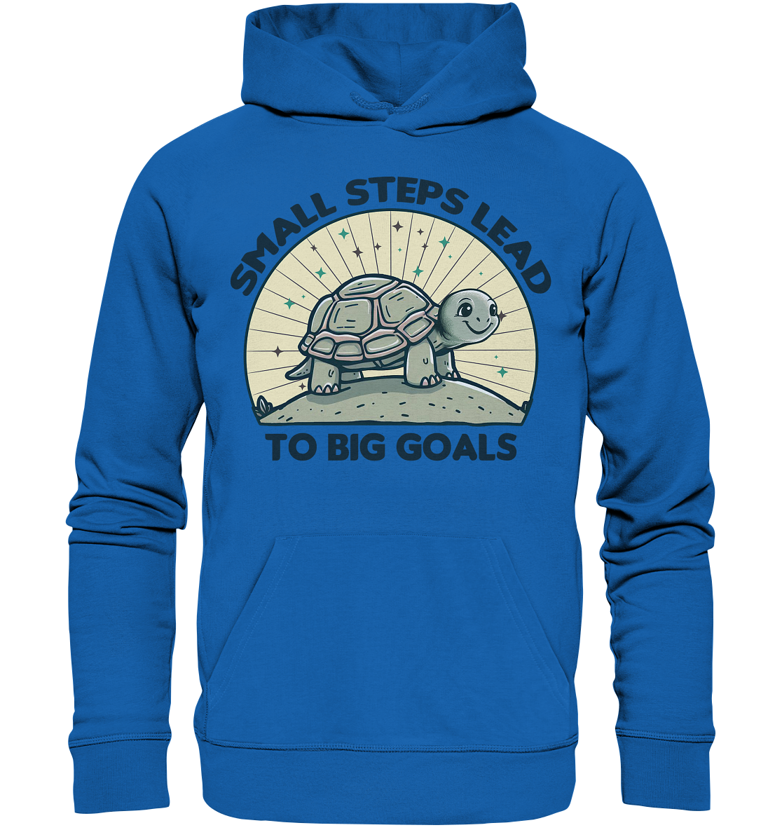 Small Steps Lead to Big Goals – Zielstrebige Schildkröte - Premium UniFaunaFeels OnlineshopSmall Steps Lead