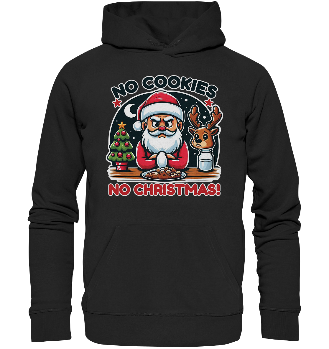 No Cookies, No Christmas – Der hungrige Weihnachtsmann! - Premium UnisFaunaFeels OnlineshopChristmas – Der hungrige Weihnachtsmann
