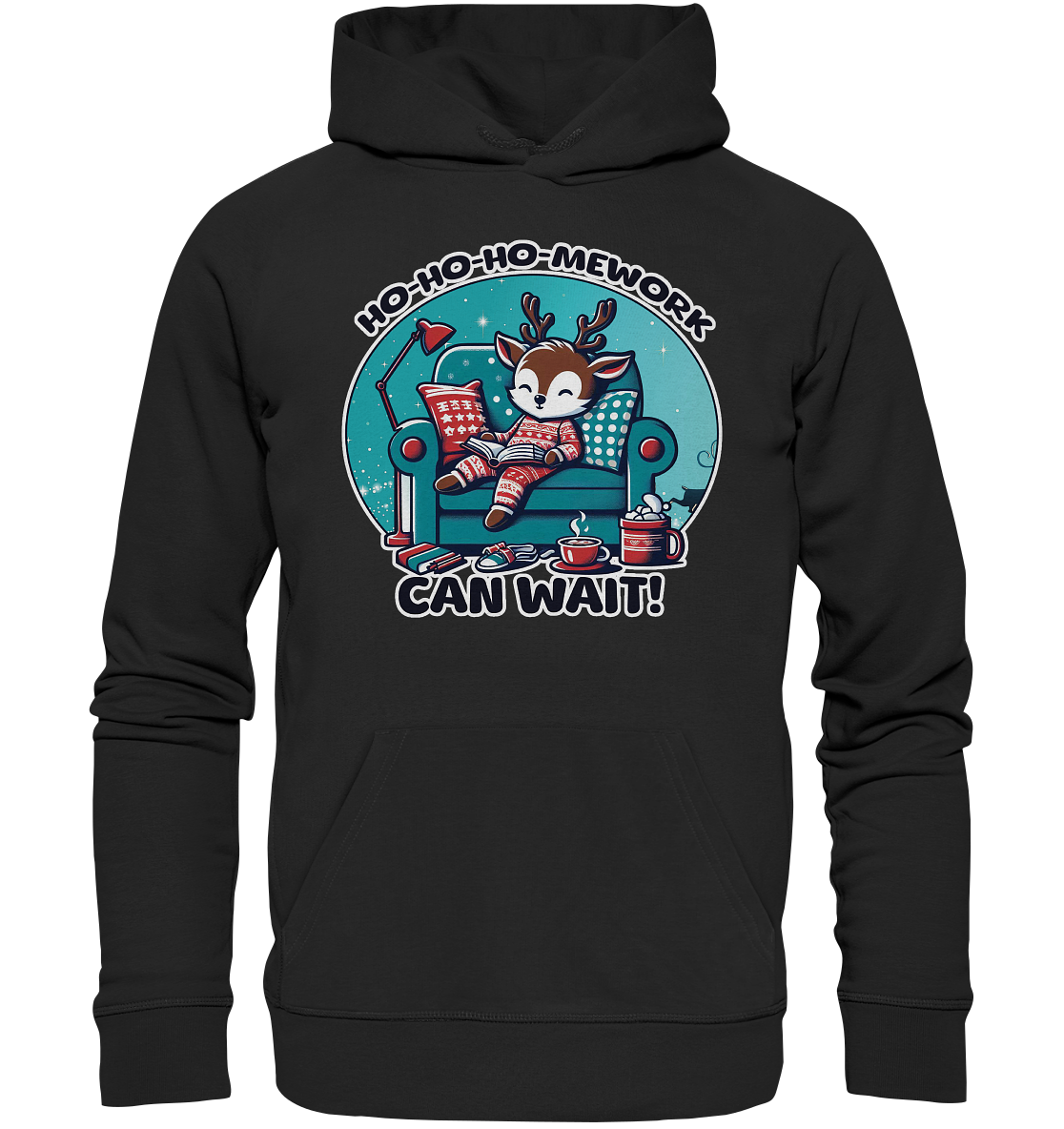 Ho-Ho-Ho-mework Can Wait – Das gemütliche Rentier im Weihnachtsschlaf!FaunaFeels OnlineshopHo-Ho-Ho-mework