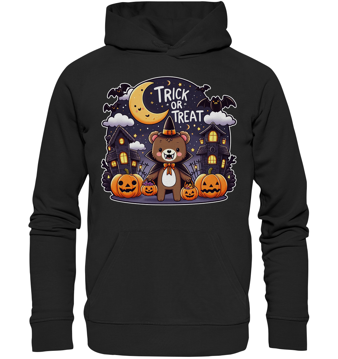 Trick or Treat – Der süßeste Bär auf Gruselmission! - Premium Unisex HFaunaFeels OnlineshopTrick or