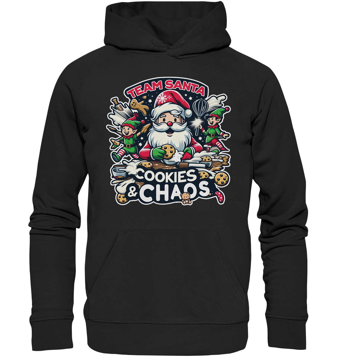 Team Santa – Cookies & Chaos! - Premium Unisex HoodieFaunaFeels OnlineshopTeam Santa – Cookies & Chaos