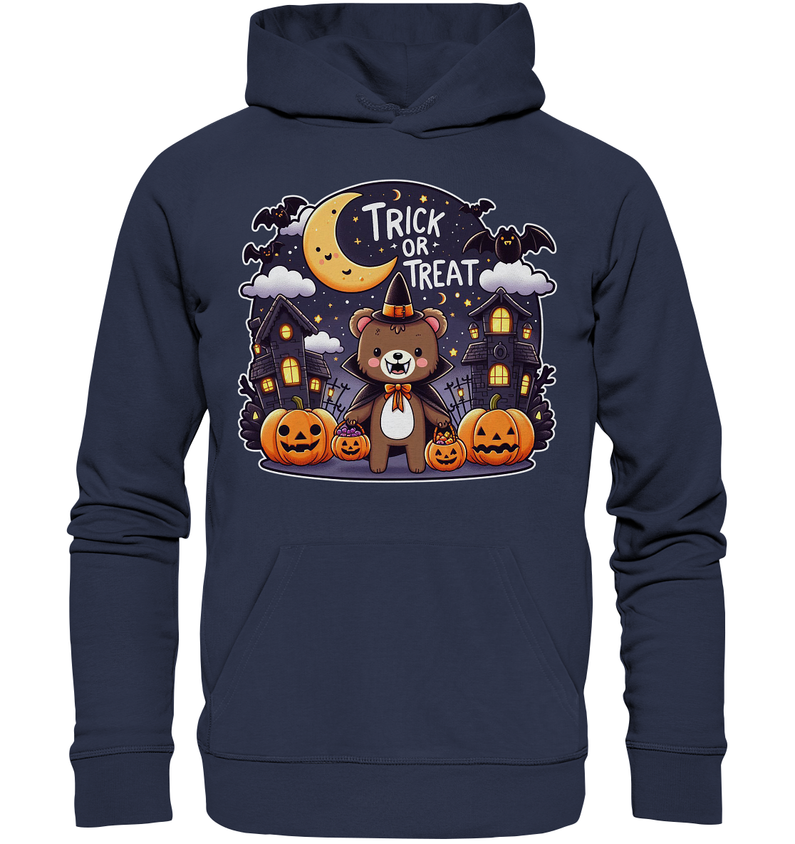 Trick or Treat – Der süßeste Bär auf Gruselmission! - Premium Unisex HFaunaFeels OnlineshopTrick or