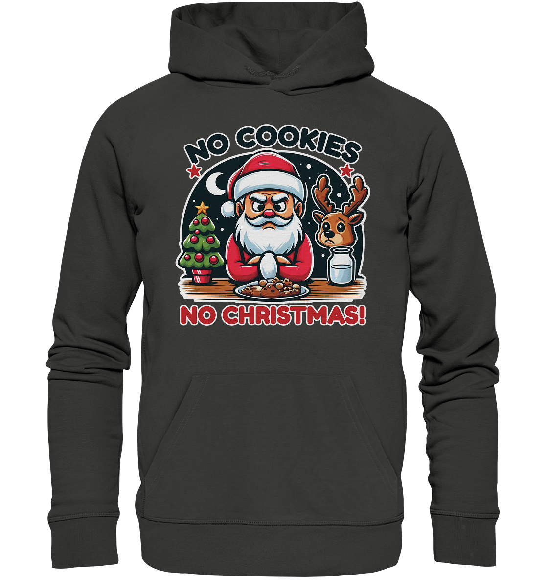 No Cookies, No Christmas – Der hungrige Weihnachtsmann! - Premium UnisFaunaFeels OnlineshopChristmas – Der hungrige Weihnachtsmann