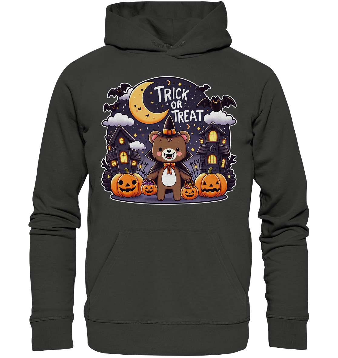 Trick or Treat – Der süßeste Bär auf Gruselmission! - Premium Unisex HFaunaFeels OnlineshopTrick or