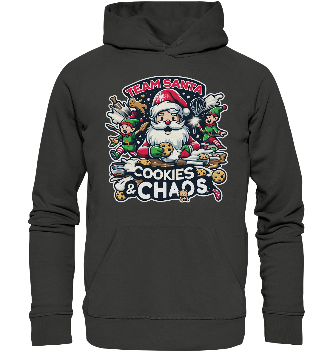 Team Santa – Cookies & Chaos! - Premium Unisex HoodieFaunaFeels OnlineshopTeam Santa – Cookies & Chaos