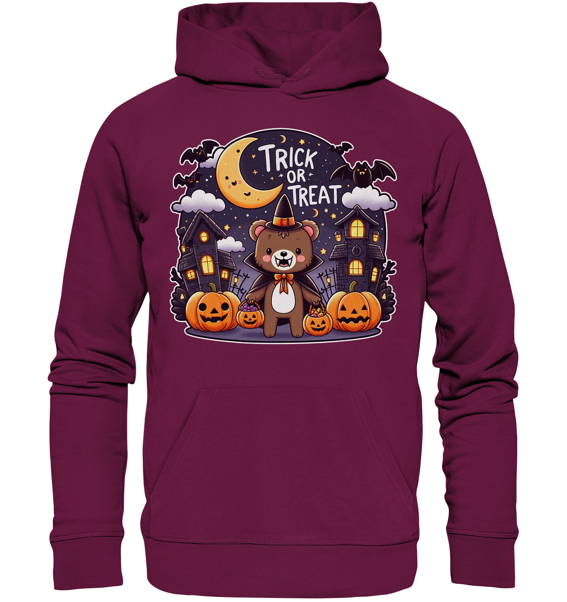 Trick or Treat – Der süßeste Bär auf Gruselmission! - Premium Unisex HFaunaFeels OnlineshopTrick or