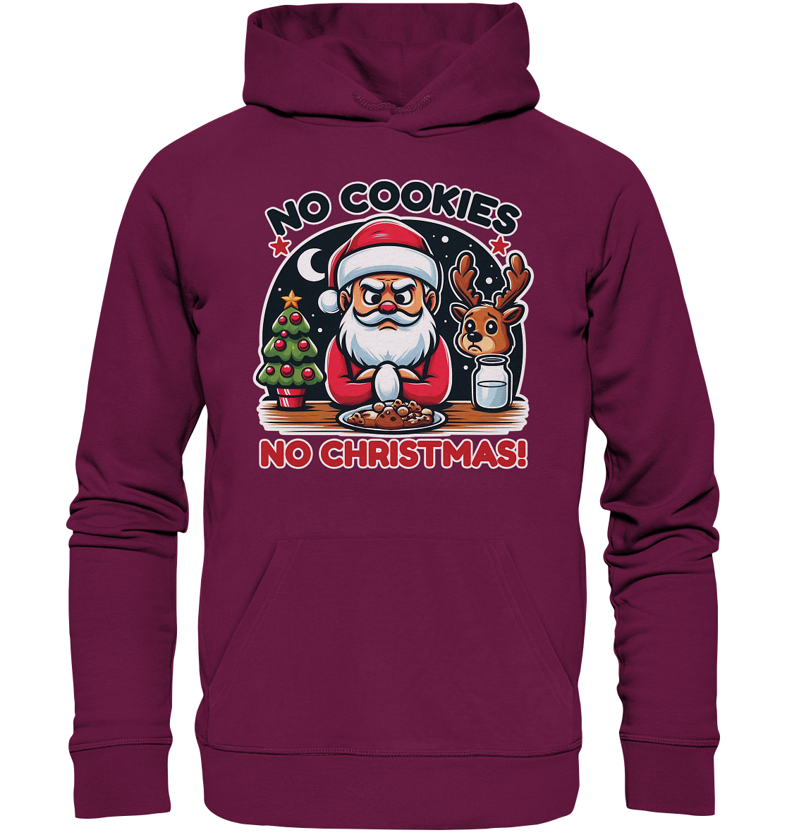 No Cookies, No Christmas – Der hungrige Weihnachtsmann! - Premium UnisFaunaFeels OnlineshopChristmas – Der hungrige Weihnachtsmann