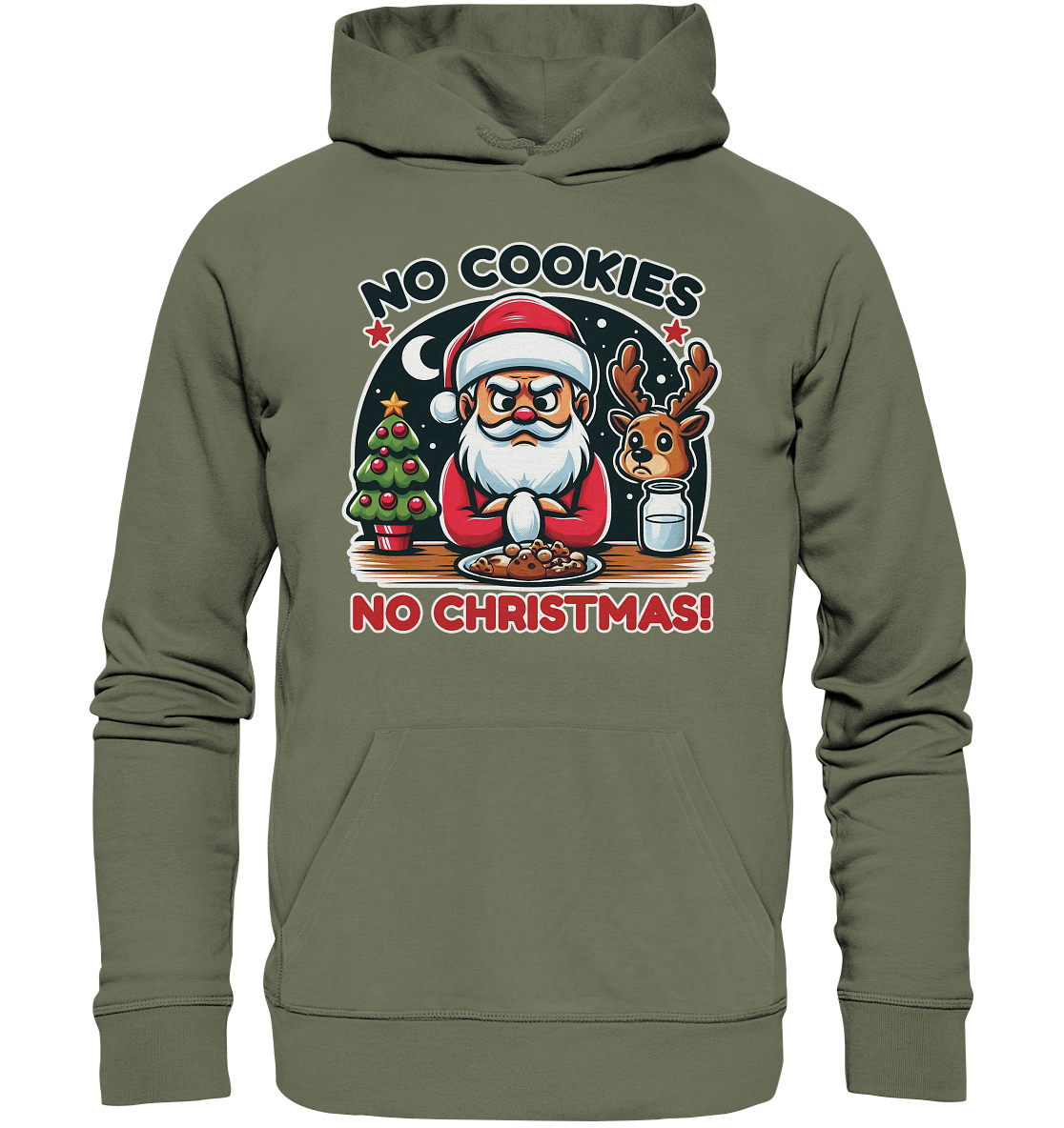 No Cookies, No Christmas – Der hungrige Weihnachtsmann! - Premium UnisFaunaFeels OnlineshopChristmas – Der hungrige Weihnachtsmann