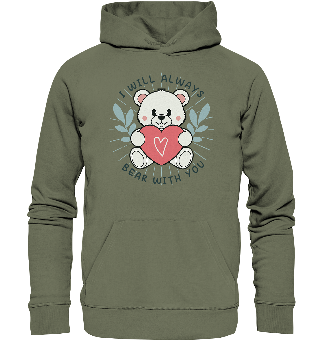I Will Always Bear With You - Süßer Eisbär mit Herz Valentinsdesign - FaunaFeels OnlineshopI Will