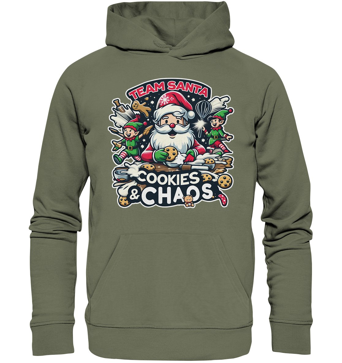 Team Santa – Cookies & Chaos! - Premium Unisex HoodieFaunaFeels OnlineshopTeam Santa – Cookies & Chaos