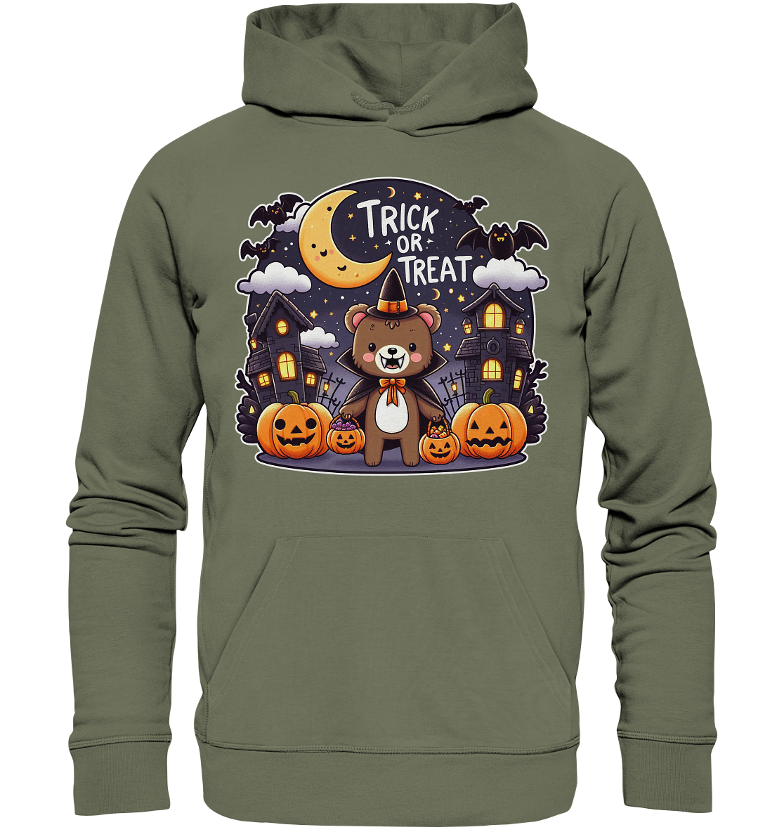 Trick or Treat – Der süßeste Bär auf Gruselmission! - Premium Unisex HFaunaFeels OnlineshopTrick or