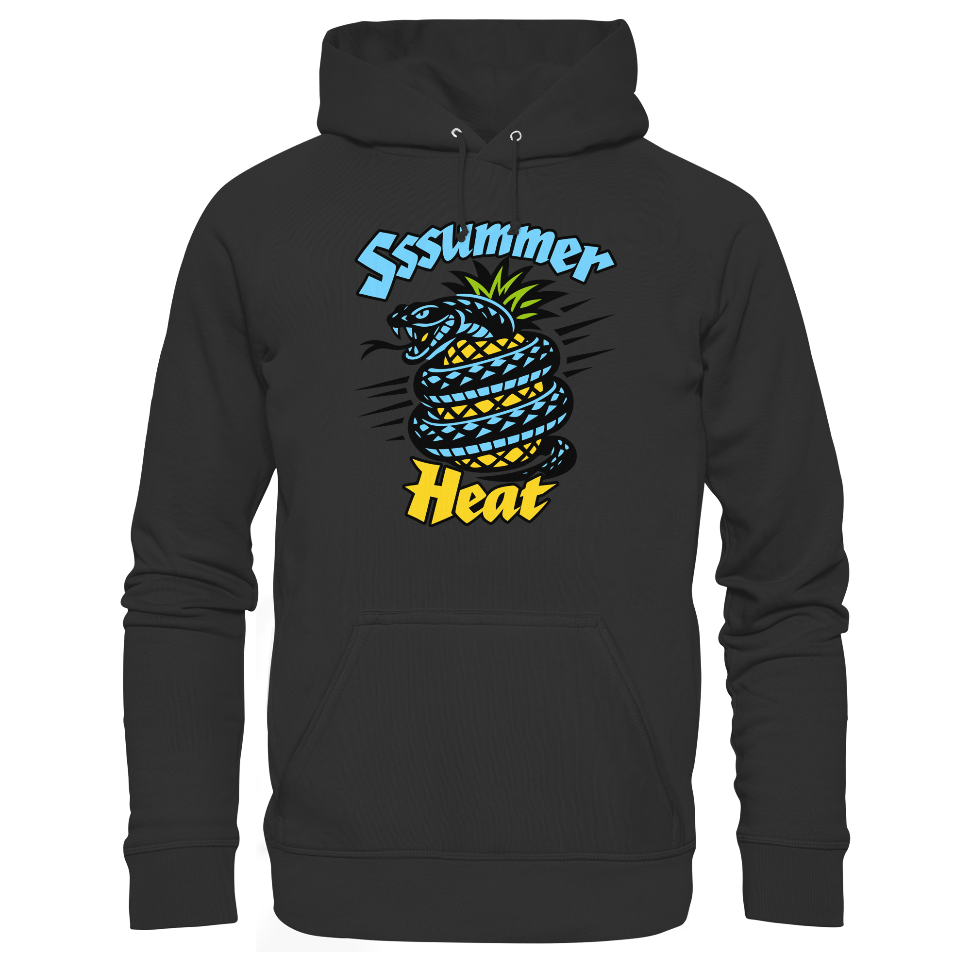 Sssssummer Heat Schlange – Ananas Viper - Premium Unisex Hoodie