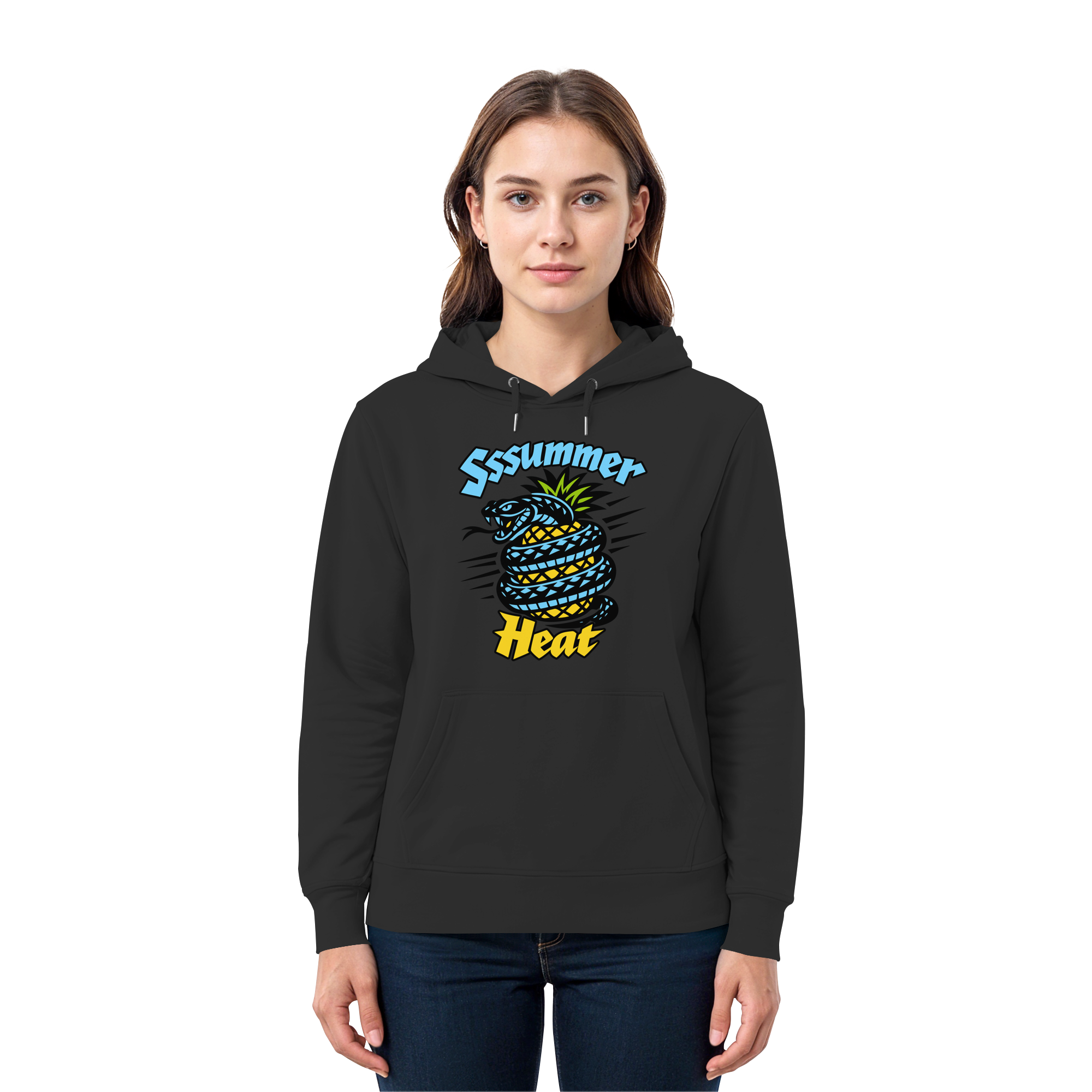 Sssssummer Heat Schlange – Ananas Viper - Premium Unisex Hoodie