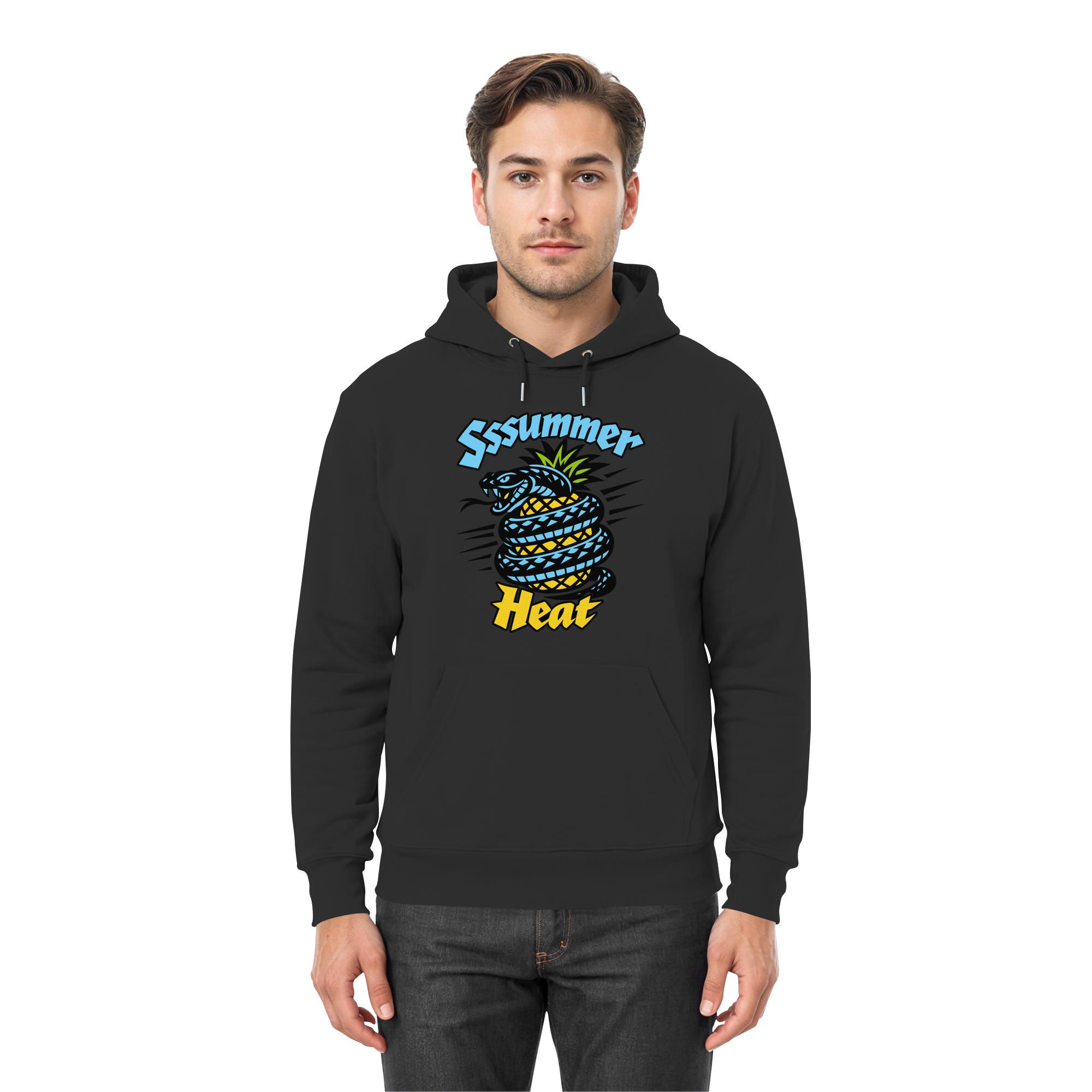 Sssssummer Heat Schlange – Ananas Viper - Premium Unisex Hoodie