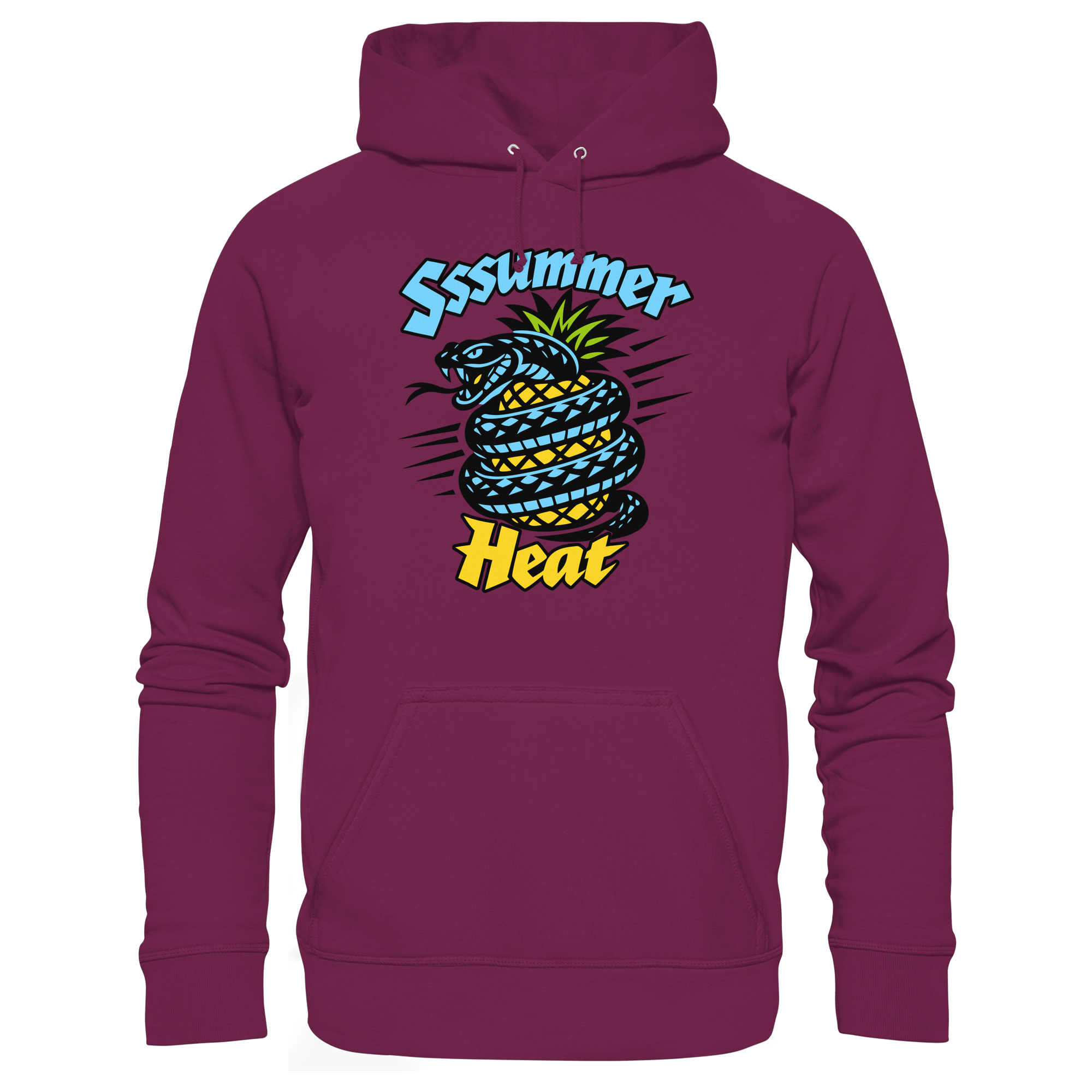 Sssssummer Heat Schlange – Ananas Viper - Premium Unisex Hoodie