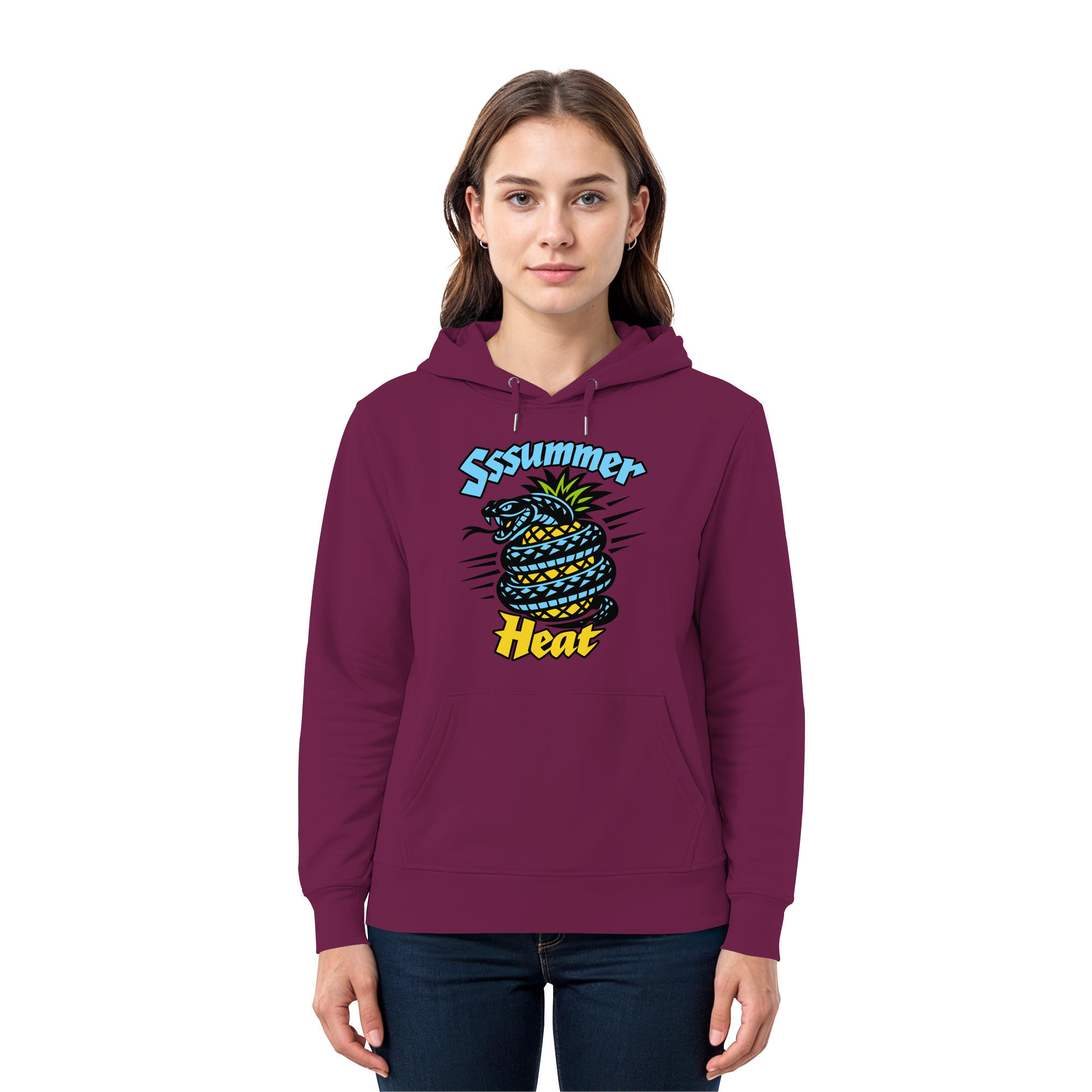 Sssssummer Heat Schlange – Ananas Viper - Premium Unisex Hoodie