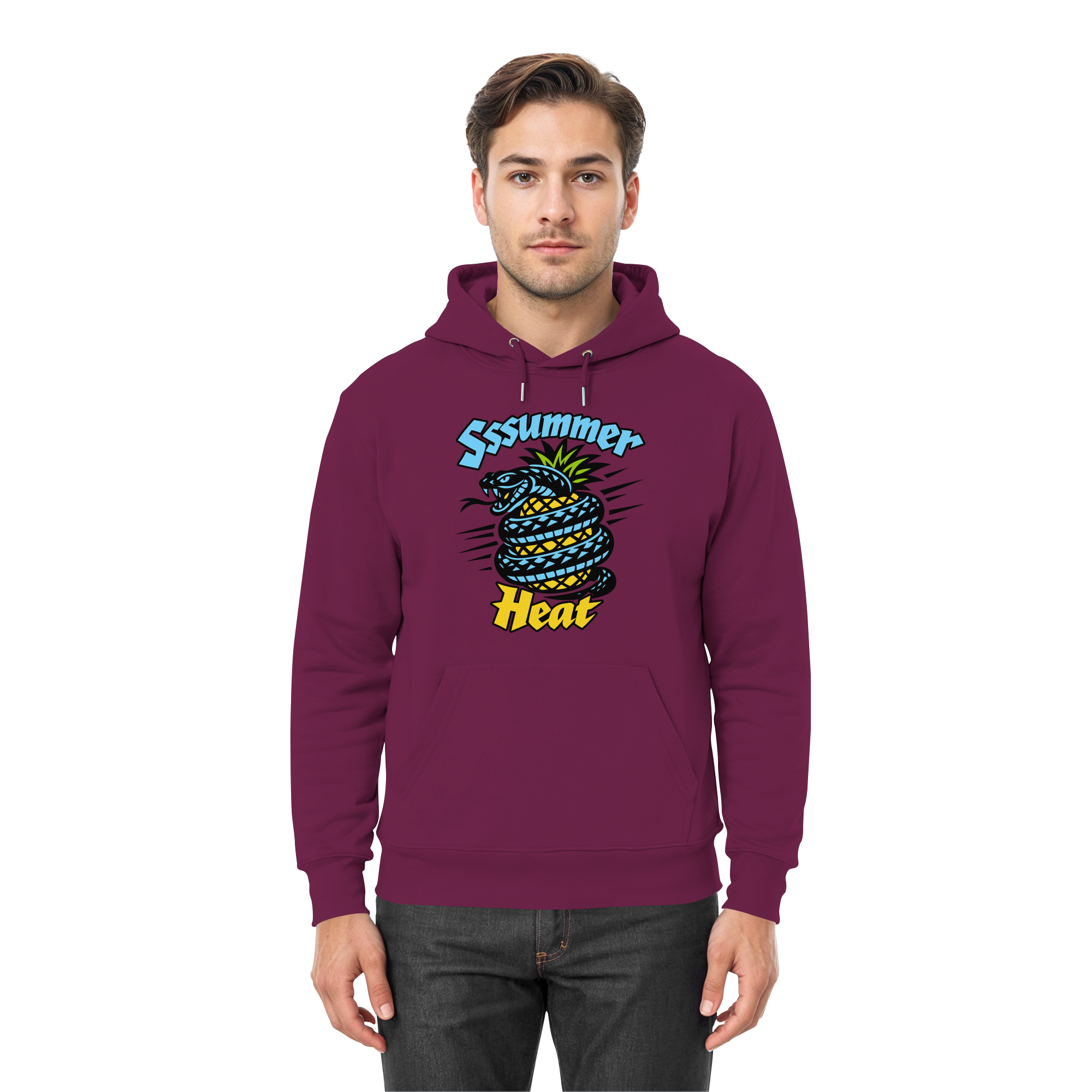 Sssssummer Heat Schlange – Ananas Viper - Premium Unisex Hoodie