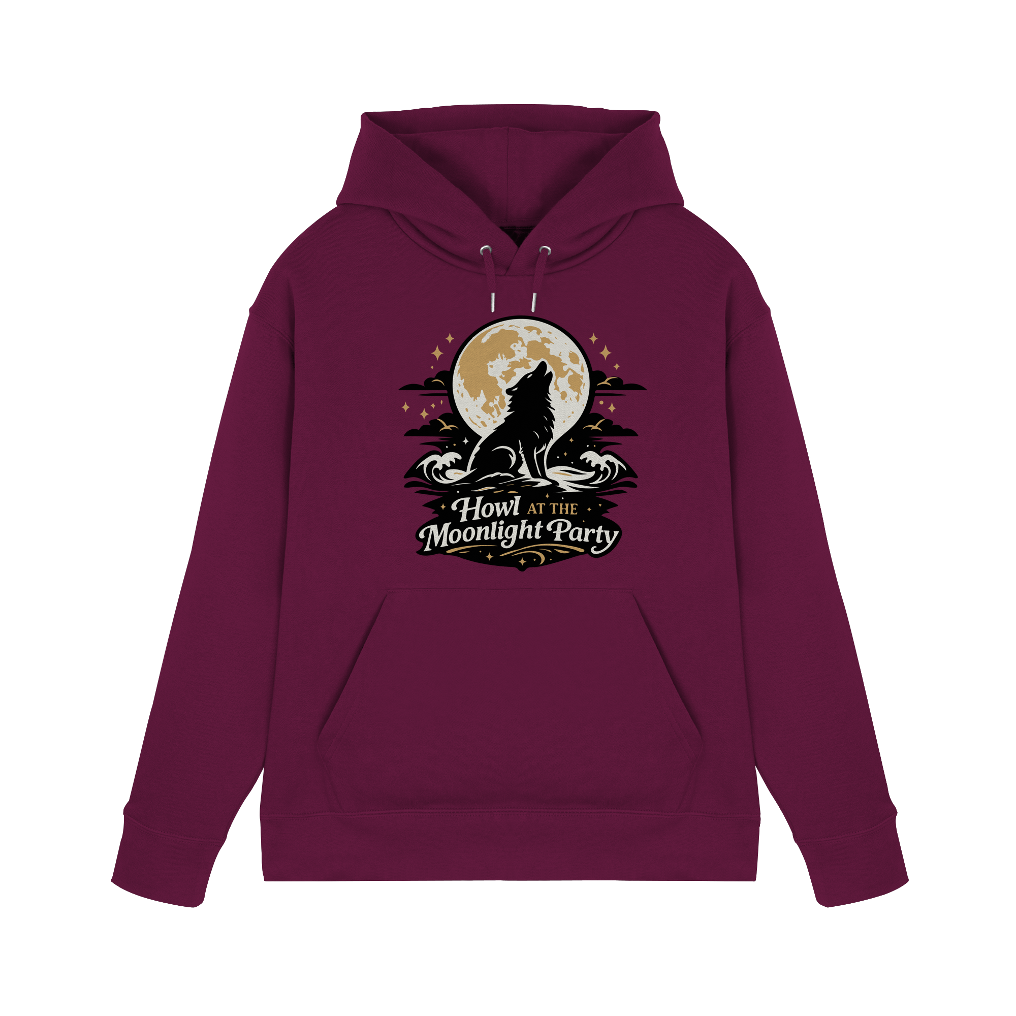 Howl at the Moonlight Party Wolf – Mondheuler Beach - Premium Unisex Hoodie