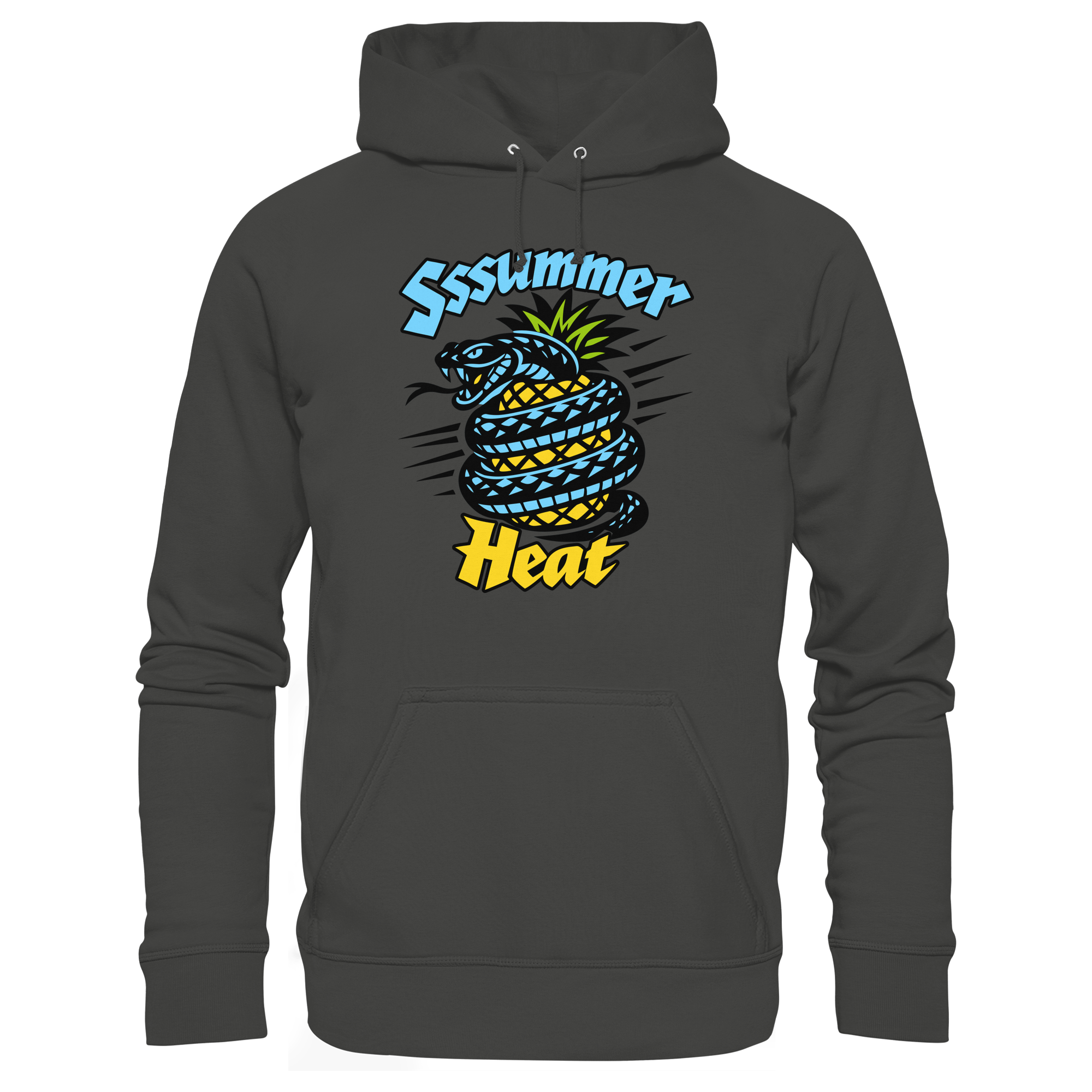 Sssssummer Heat Schlange – Ananas Viper - Premium Unisex Hoodie