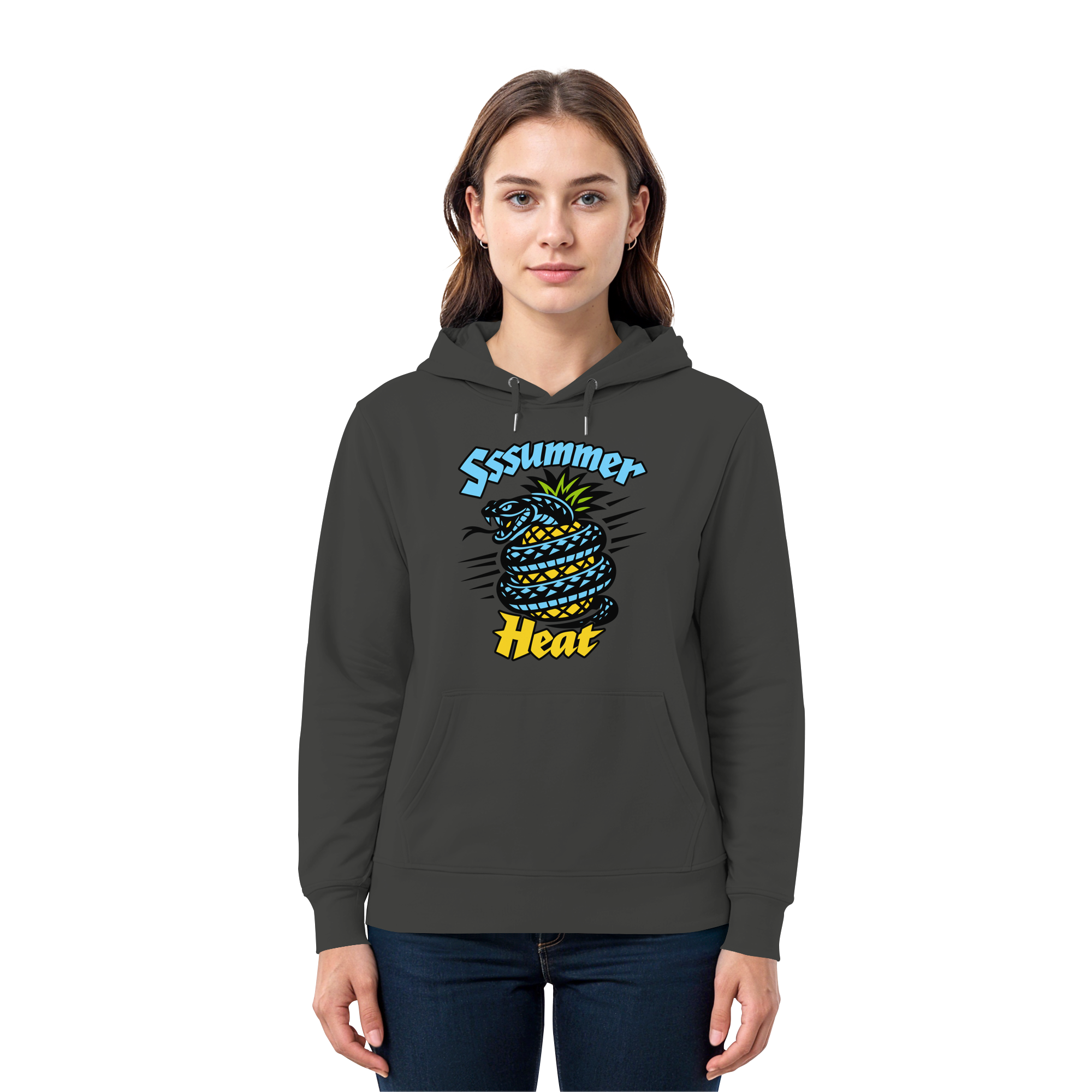 Sssssummer Heat Schlange – Ananas Viper - Premium Unisex Hoodie