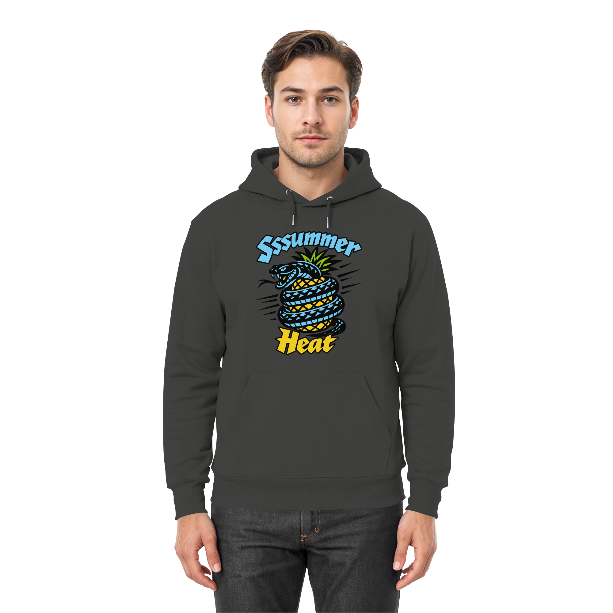 Sssssummer Heat Schlange – Ananas Viper - Premium Unisex Hoodie