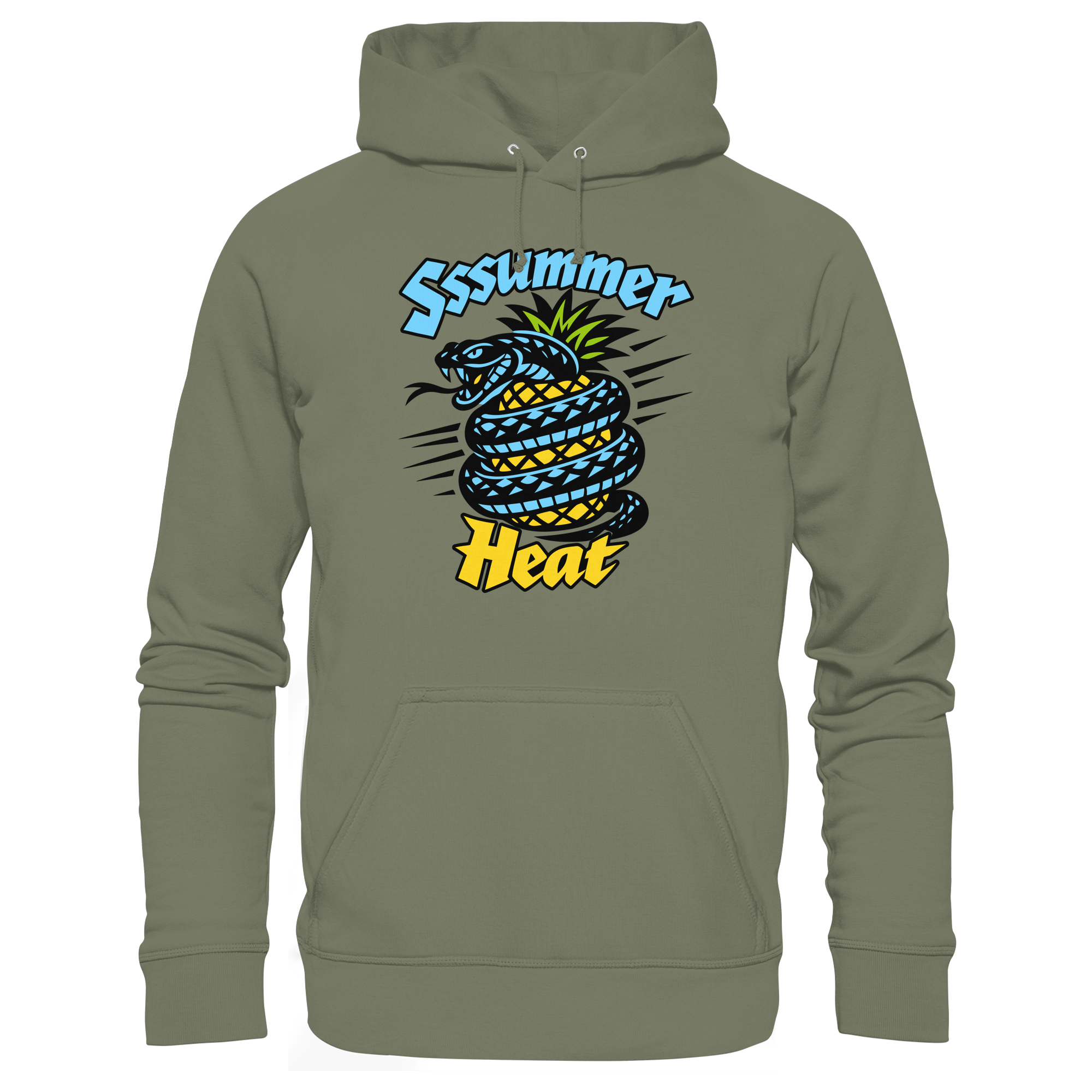 Sssssummer Heat Schlange – Ananas Viper - Premium Unisex Hoodie