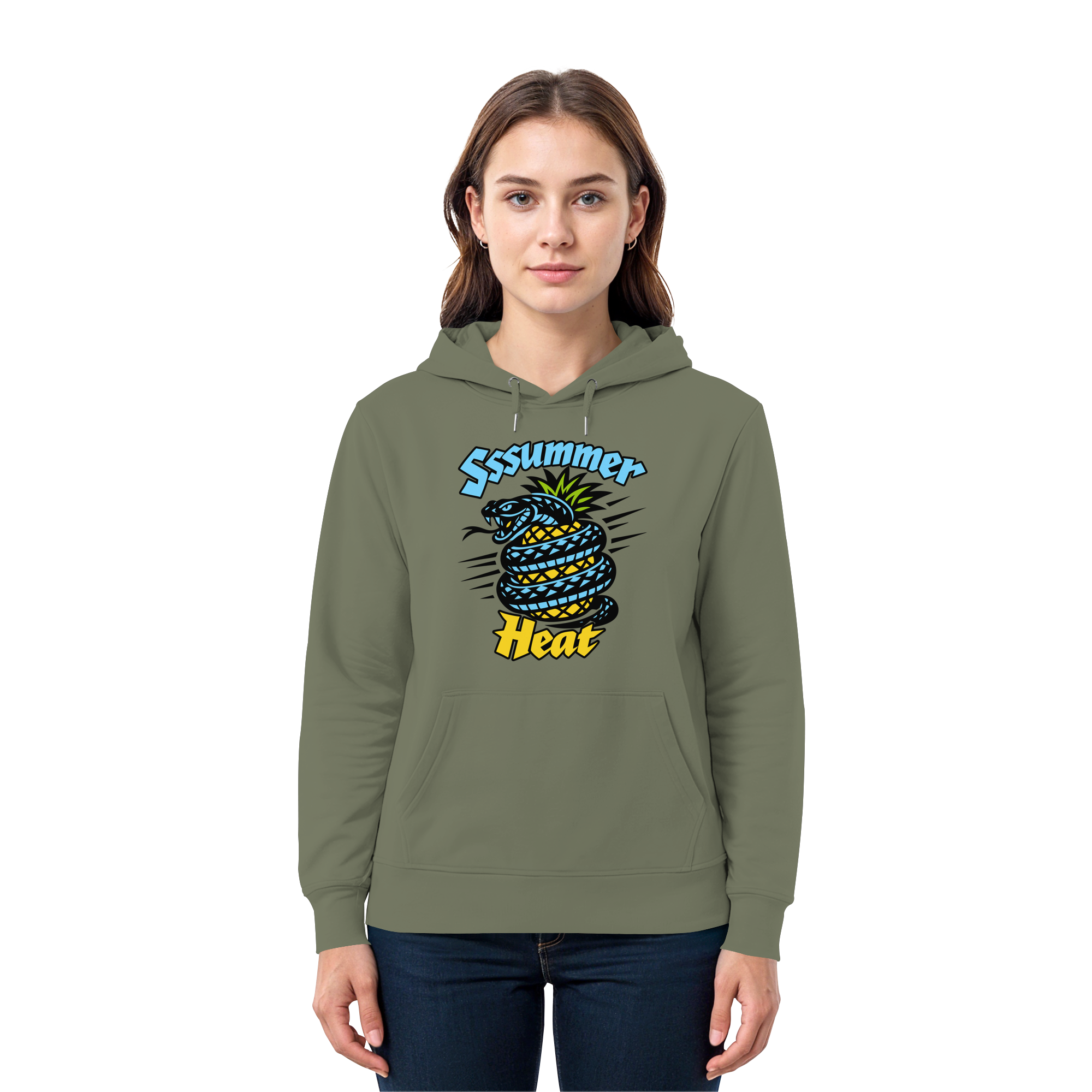 Sssssummer Heat Schlange – Ananas Viper - Premium Unisex Hoodie