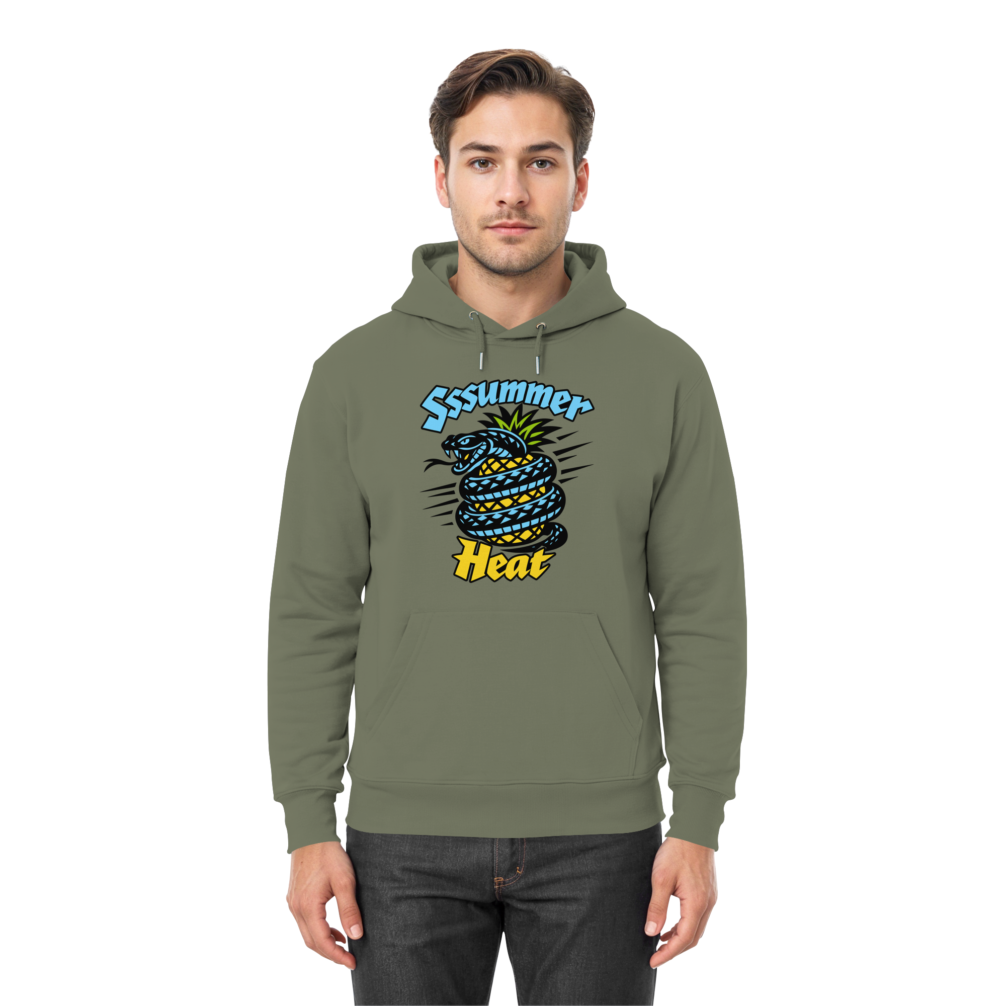 Sssssummer Heat Schlange – Ananas Viper - Premium Unisex Hoodie