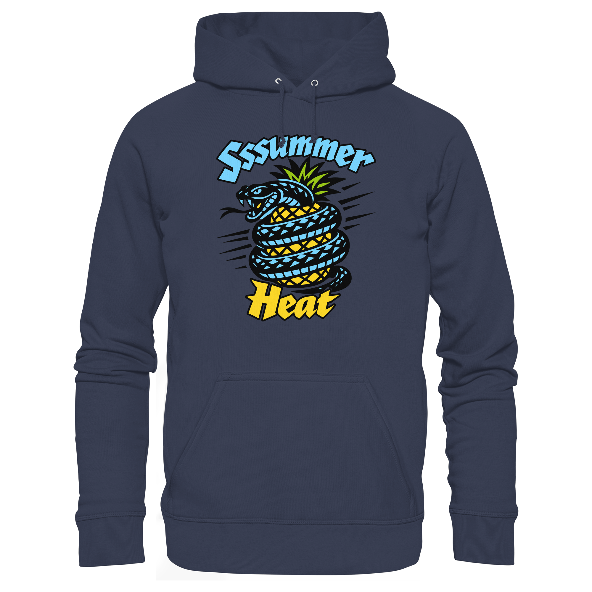 Sssssummer Heat Schlange – Ananas Viper - Premium Unisex Hoodie