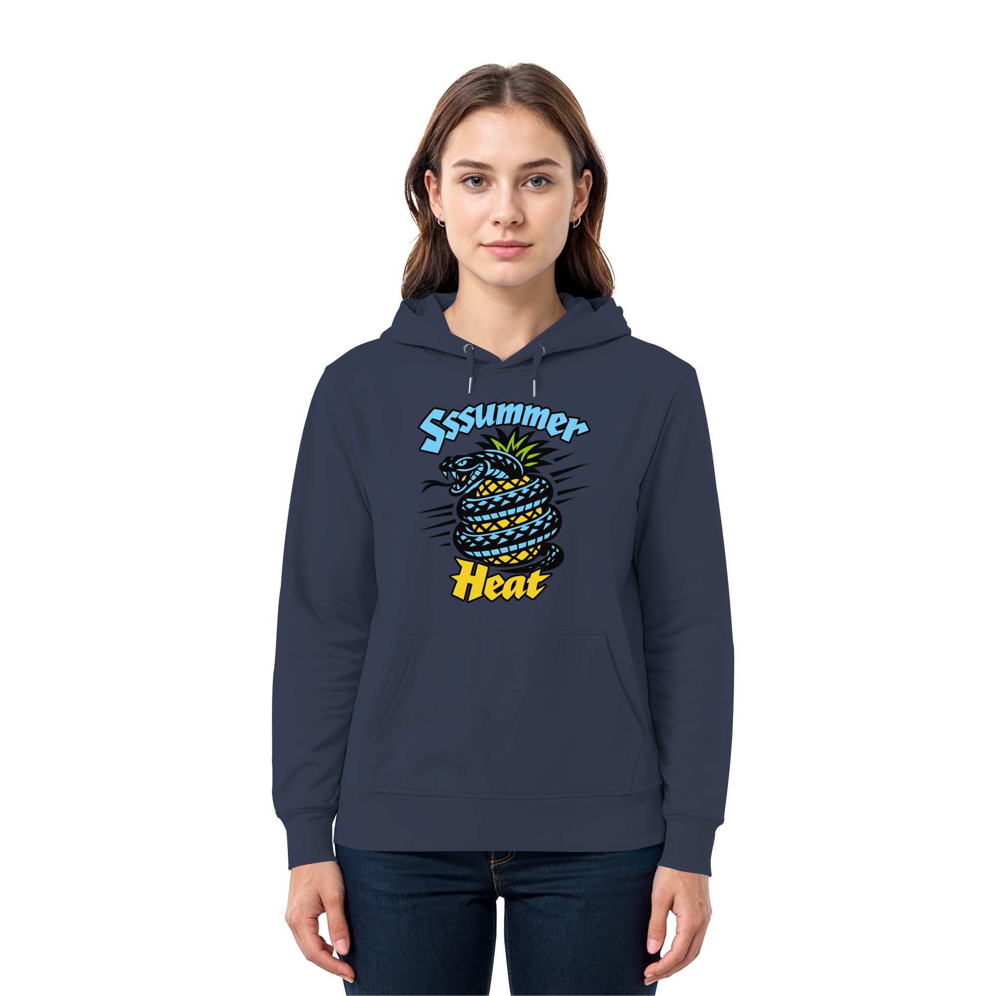 Sssssummer Heat Schlange – Ananas Viper - Premium Unisex Hoodie