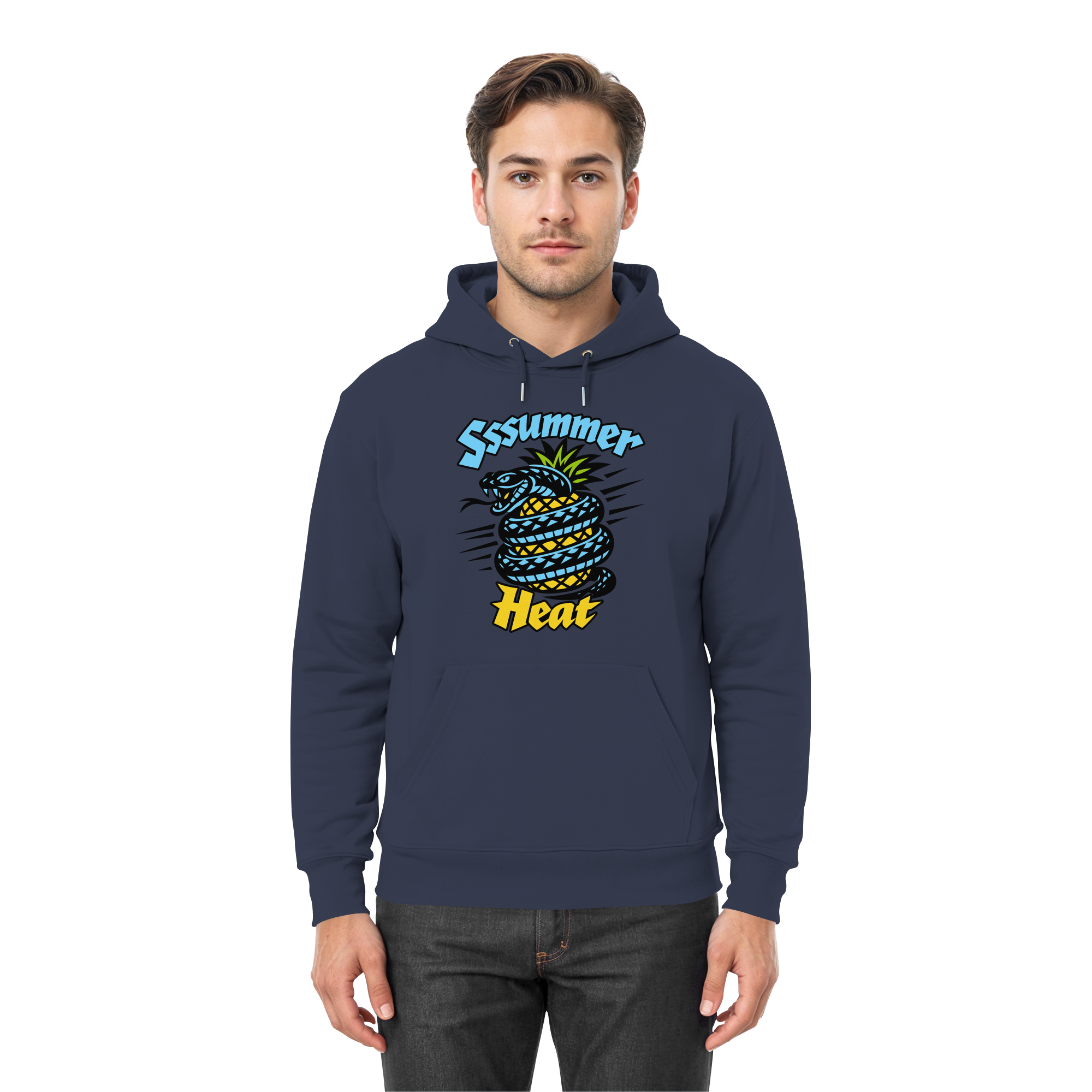 Sssssummer Heat Schlange – Ananas Viper - Premium Unisex Hoodie