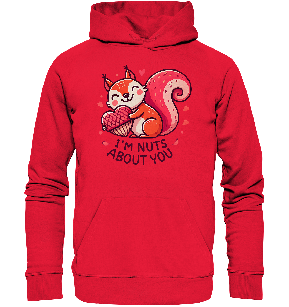 I'm Nuts About You - Süßes Eichhörnchen mit Herznuss Valentinsdesign -FaunaFeels OnlineshopI m