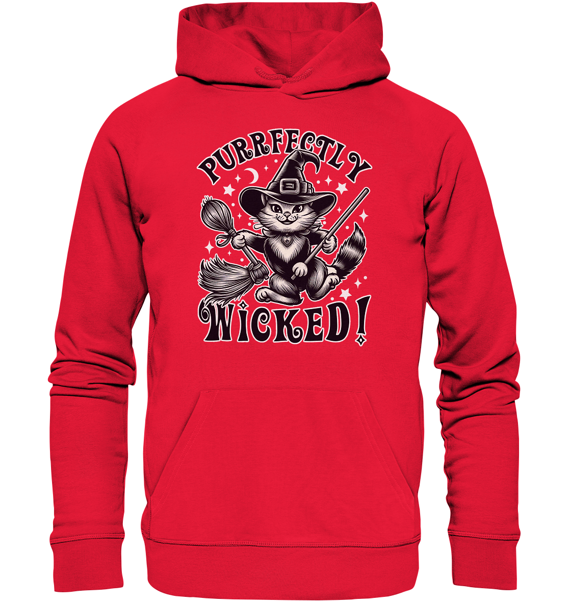 Purrfectly Wicked – Magischer Katzenzauber mit Schalk - Premium UnisexFaunaFeels Onlineshoppurrfectly wicked – magischer katzenzauber mit schalk - premium unisex hoodie