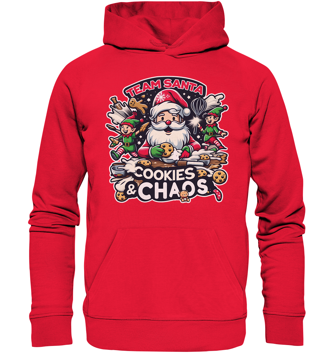 Team Santa – Cookies & Chaos! - Premium Unisex HoodieFaunaFeels OnlineshopTeam Santa – Cookies & Chaos