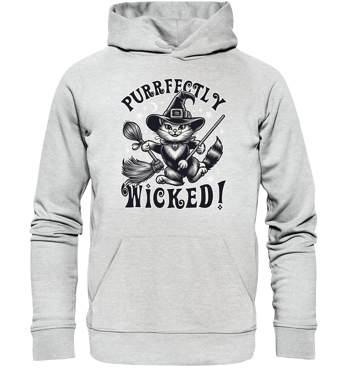 Purrfectly Wicked – Magischer Katzenzauber mit Schalk - Premium UnisexFaunaFeels Onlineshoppurrfectly wicked – magischer katzenzauber mit schalk - premium unisex hoodie