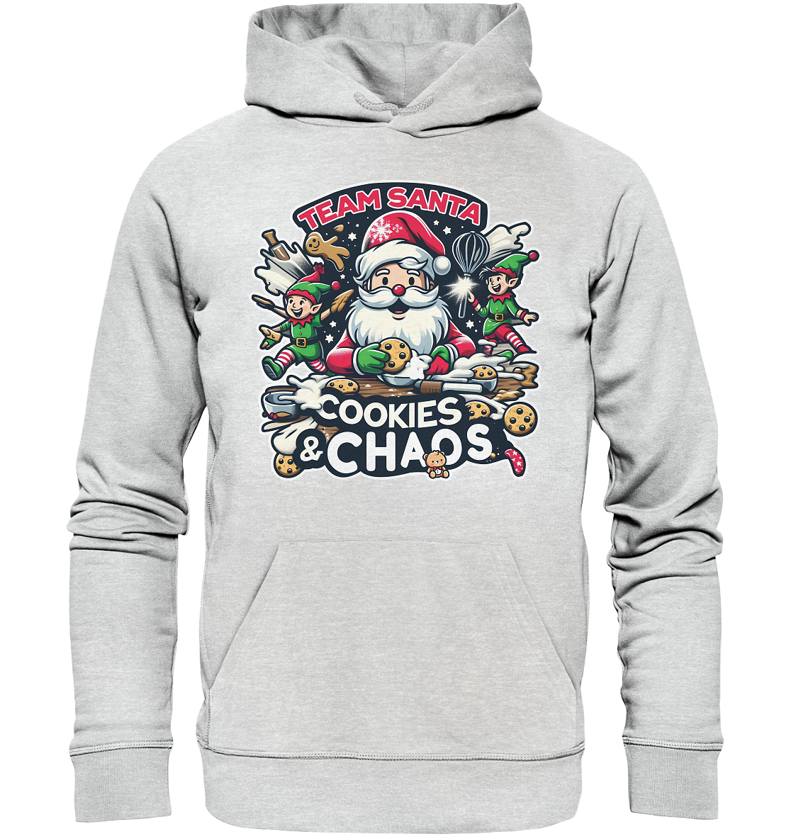 Team Santa – Cookies & Chaos! - Premium Unisex HoodieFaunaFeels OnlineshopTeam Santa – Cookies & Chaos