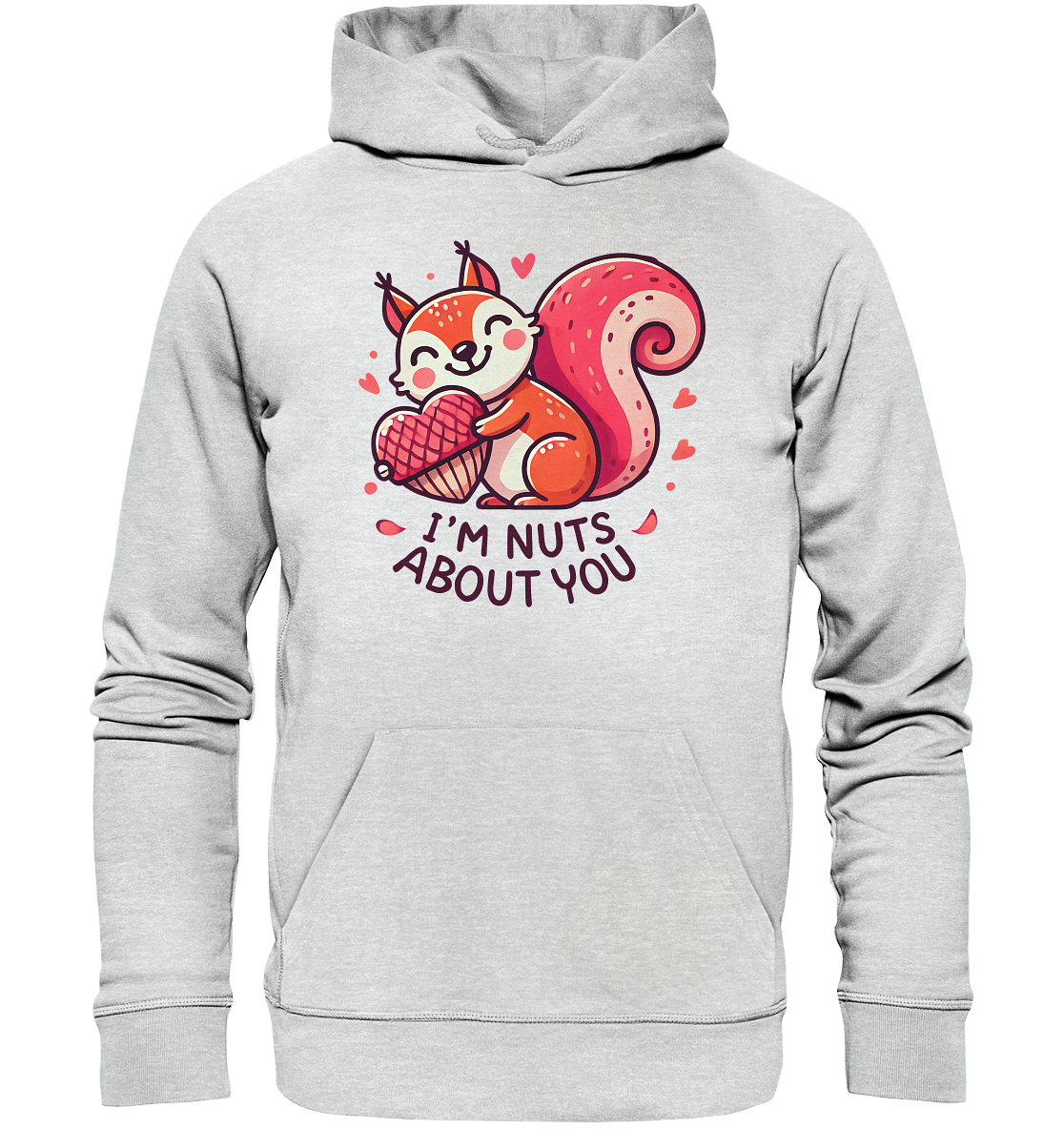 I'm Nuts About You - Süßes Eichhörnchen mit Herznuss Valentinsdesign -FaunaFeels OnlineshopI m