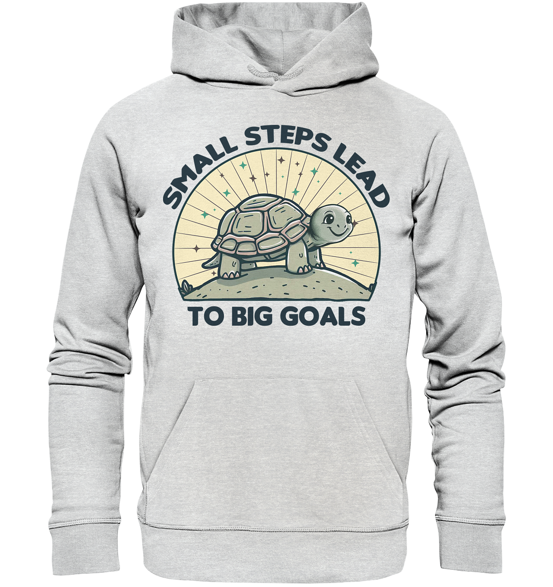 Small Steps Lead to Big Goals – Zielstrebige Schildkröte - Premium UniFaunaFeels OnlineshopSmall Steps Lead