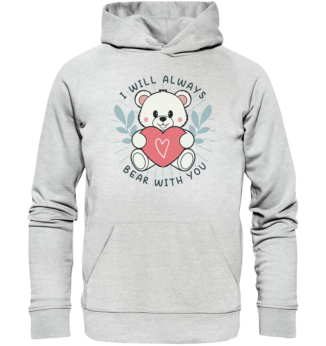 I Will Always Bear With You - Süßer Eisbär mit Herz Valentinsdesign - FaunaFeels OnlineshopI Will
