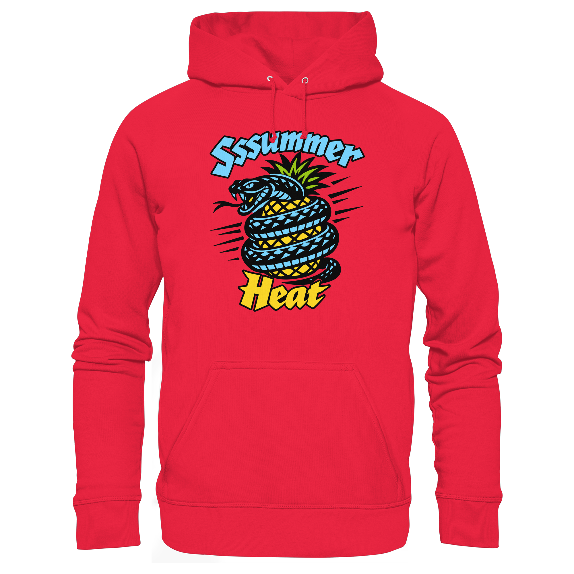 Sssssummer Heat Schlange – Ananas Viper - Premium Unisex Hoodie