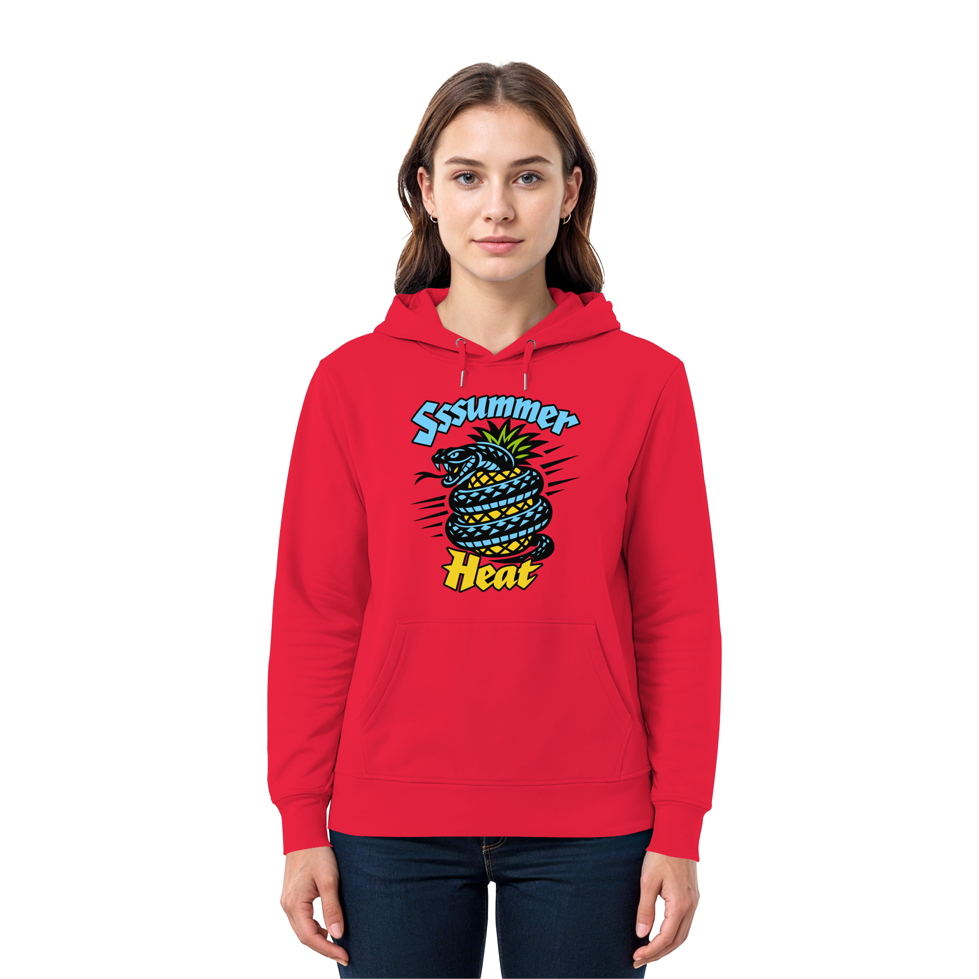 Sssssummer Heat Schlange – Ananas Viper - Premium Unisex Hoodie