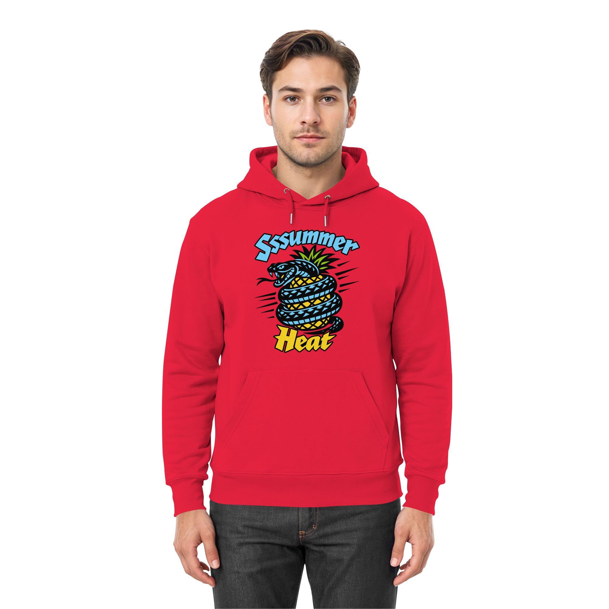 Sssssummer Heat Schlange – Ananas Viper - Premium Unisex Hoodie