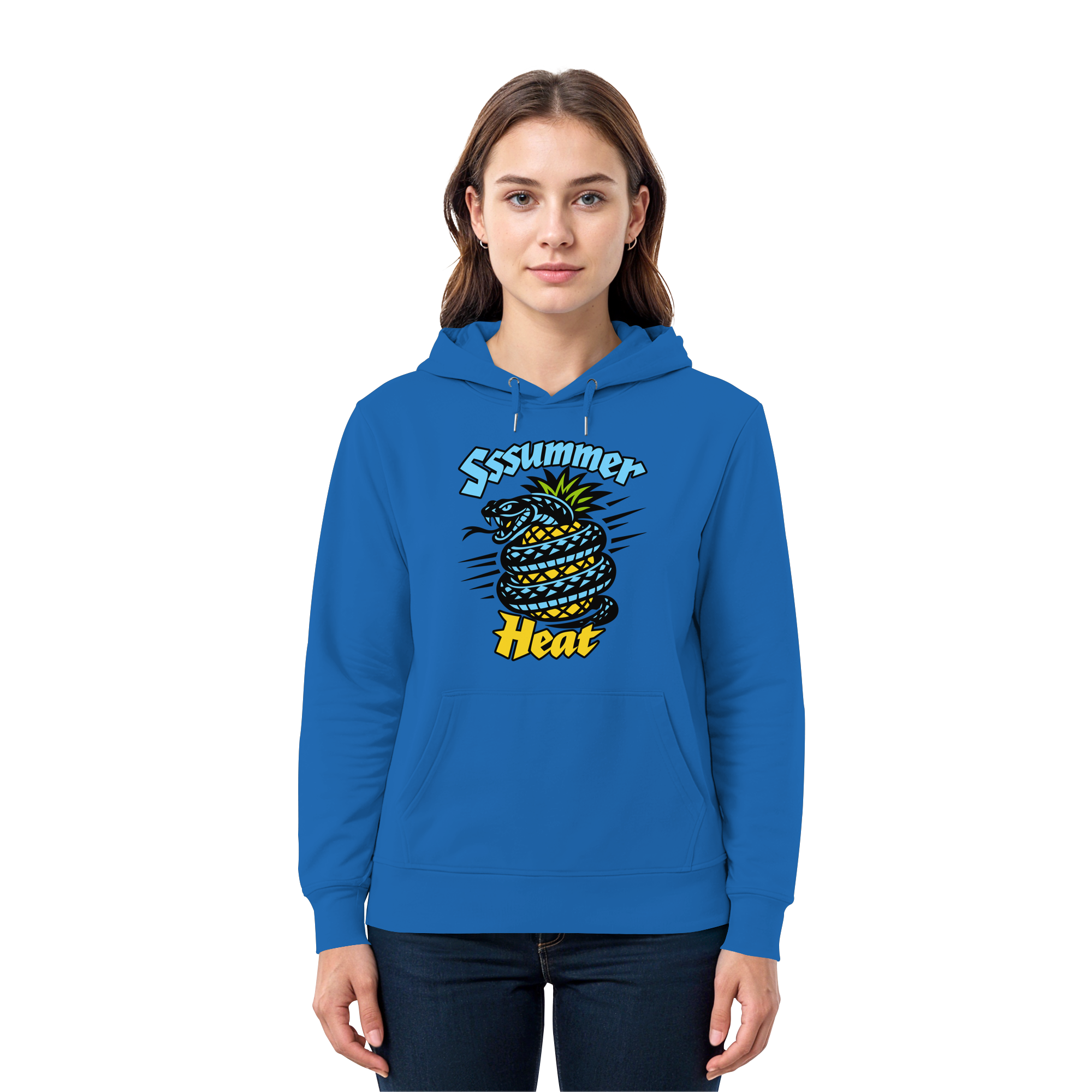 Sssssummer Heat Schlange – Ananas Viper - Premium Unisex Hoodie