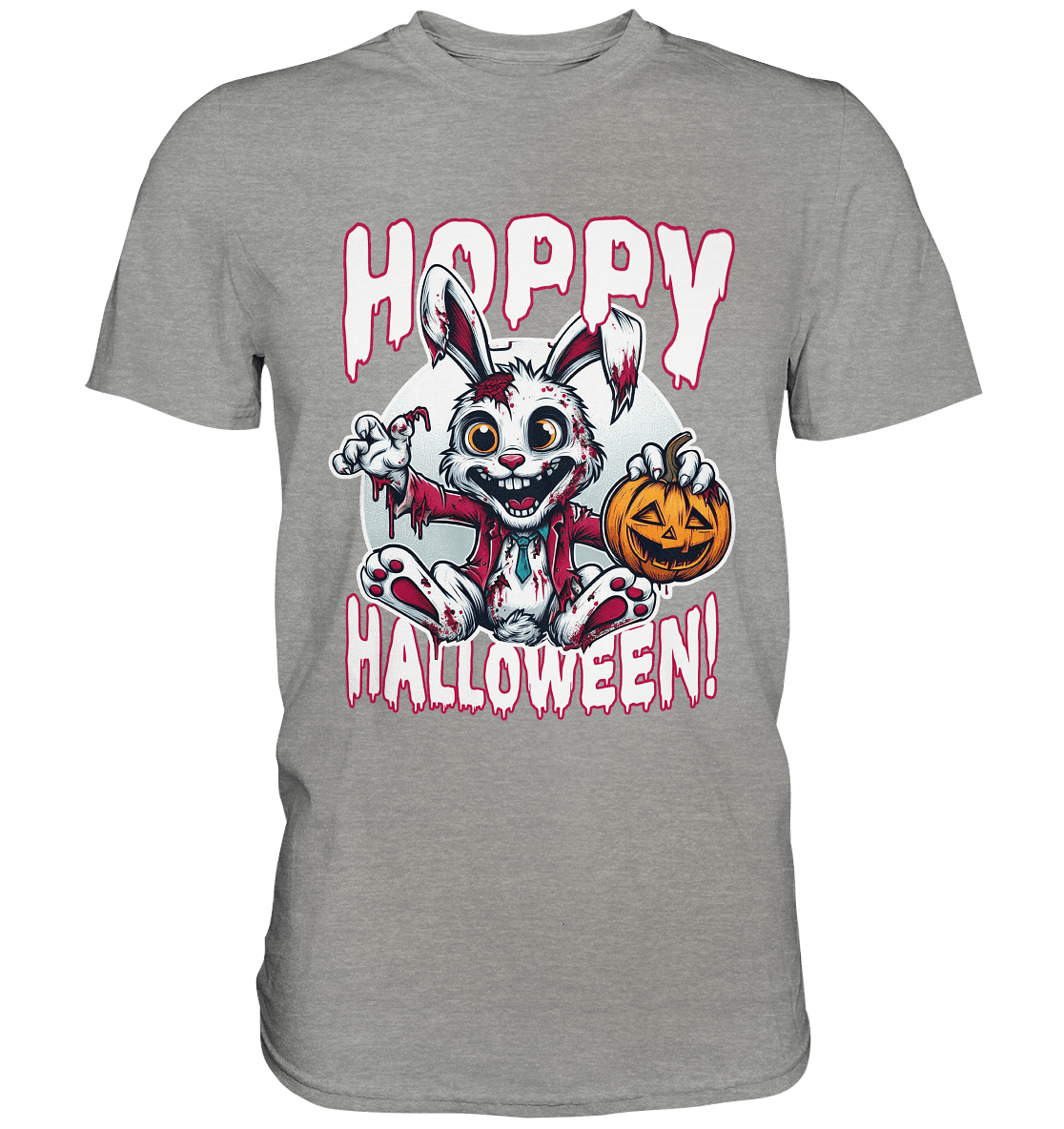 Hoppy Halloween – Der gruseligste Hase der Saison! - Premium Shirt - FaunaFeels Onlineshop Unisex - Shirts
