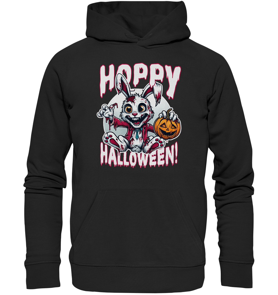 Hoppy Halloween – Der gruseligste Hase der Saison! - Premium Unisex Hoodie - FaunaFeels Onlineshop Hoodies